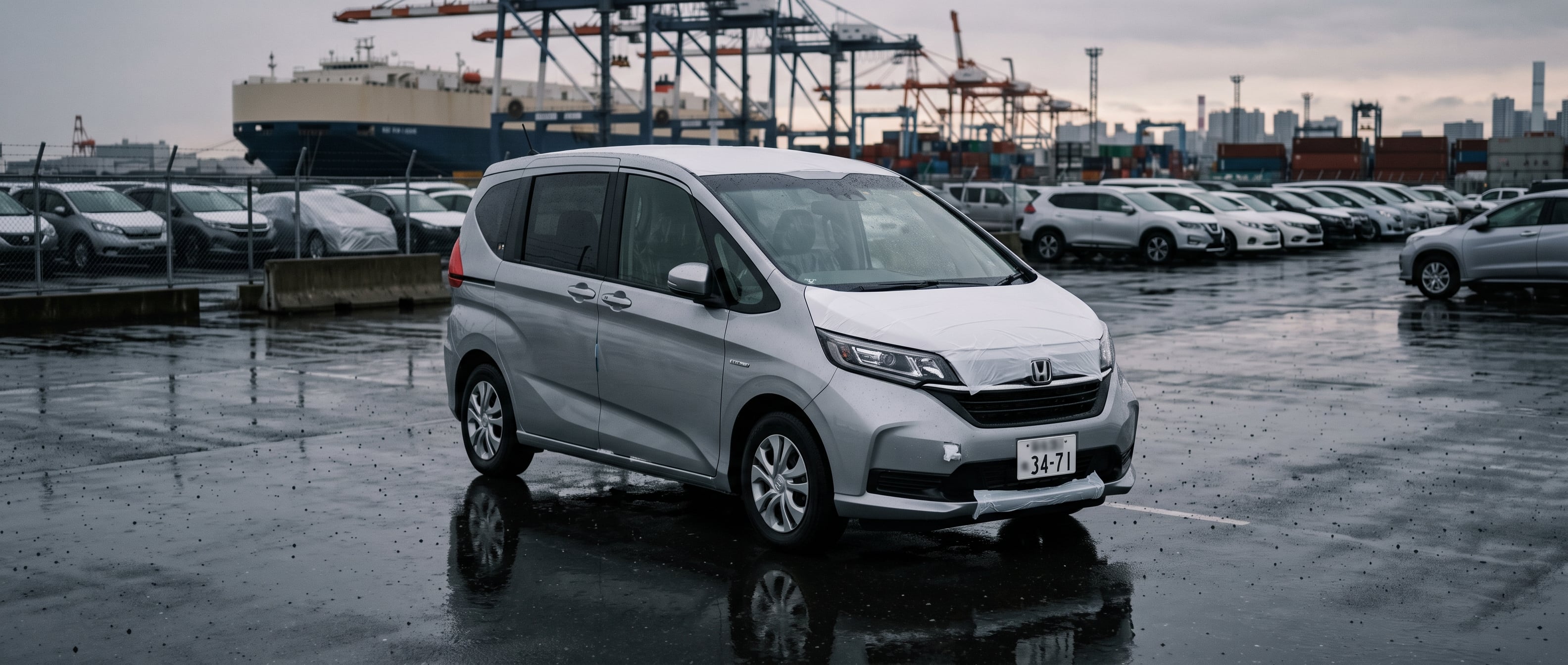 Honda Freed Hybrid с аукциона
