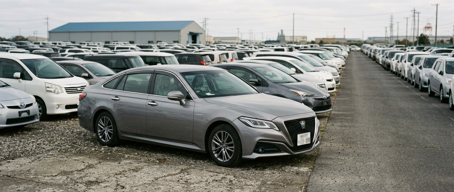 Toyota Crown Hybrid с аукциона