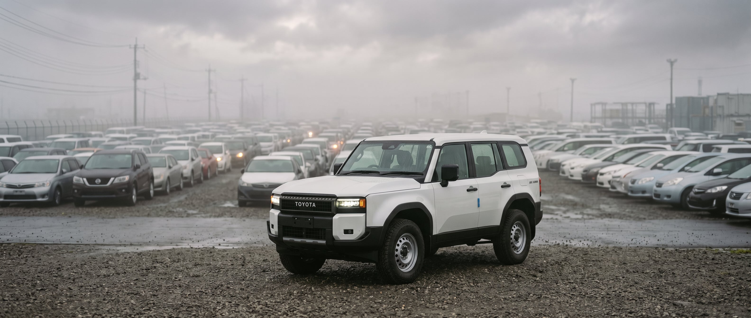 Toyota Land Cruiser с аукциона
