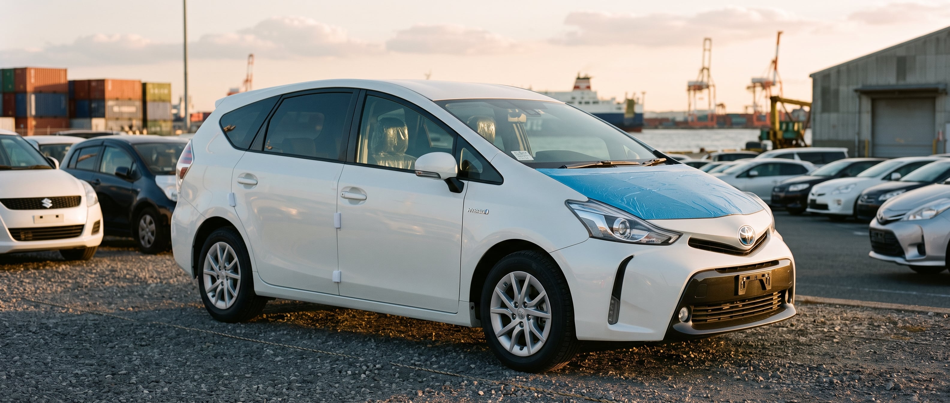 Prius Alpha с аукциона