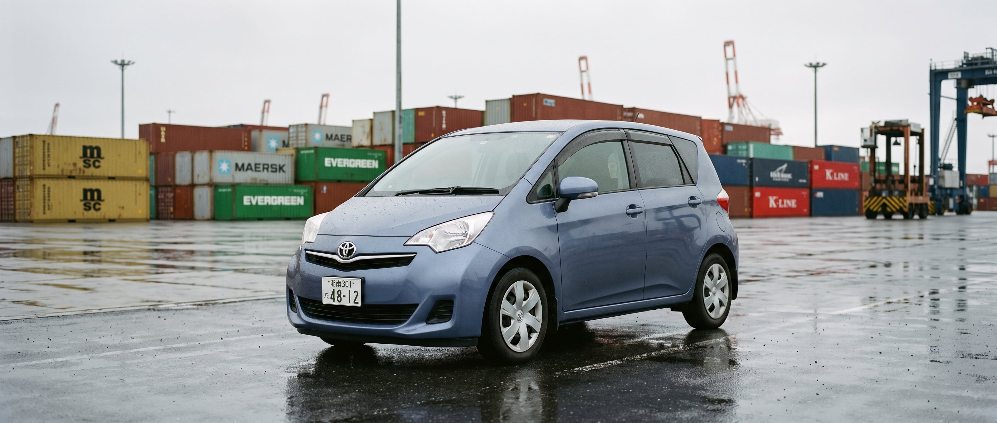 Toyota Ractis с аукциона