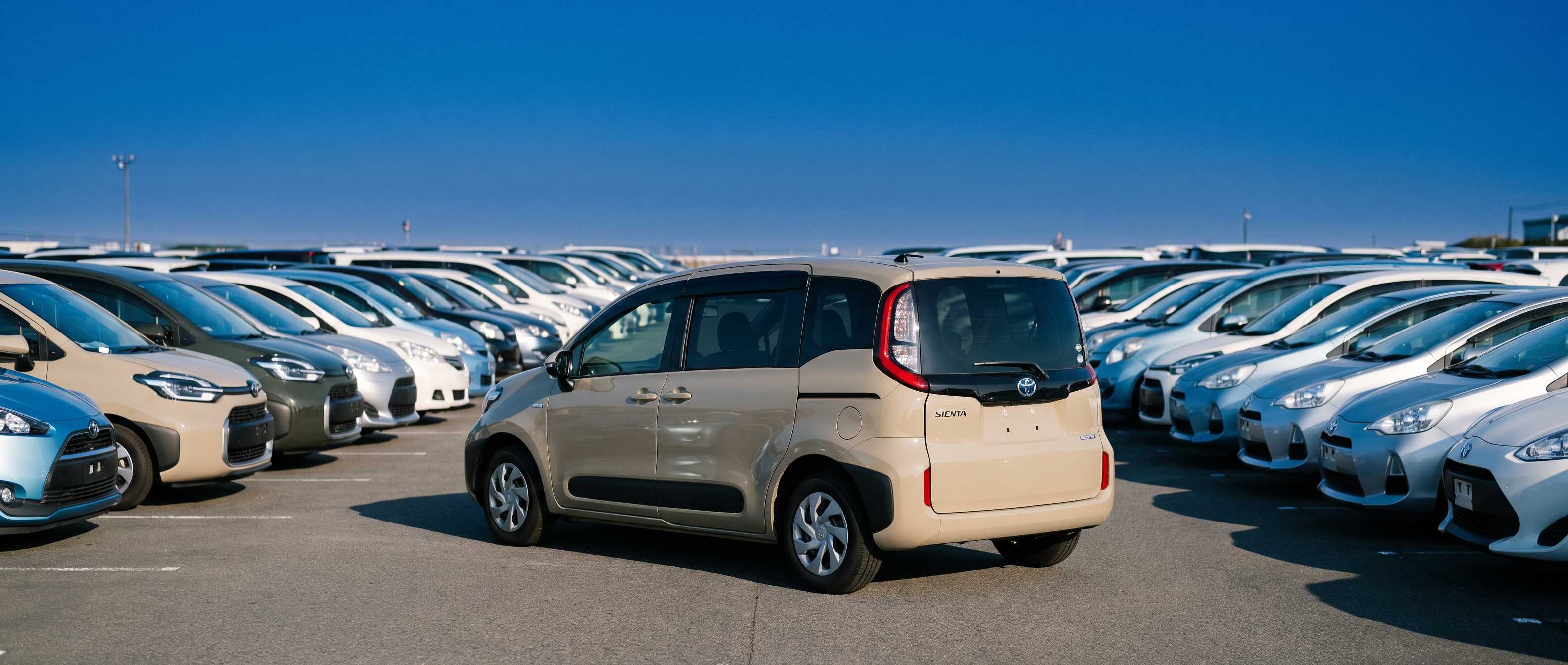 Toyota Sienta с аукциона