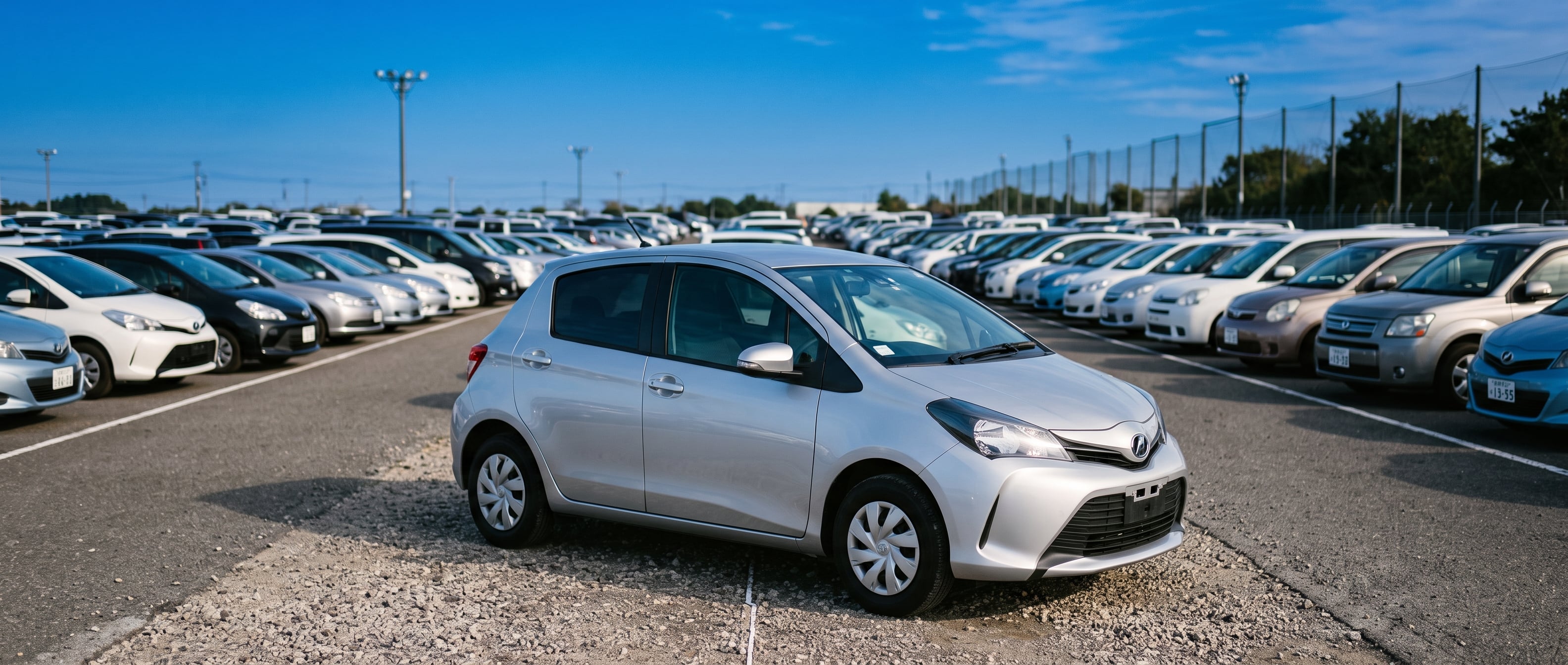 Toyota Vitz с аукциона