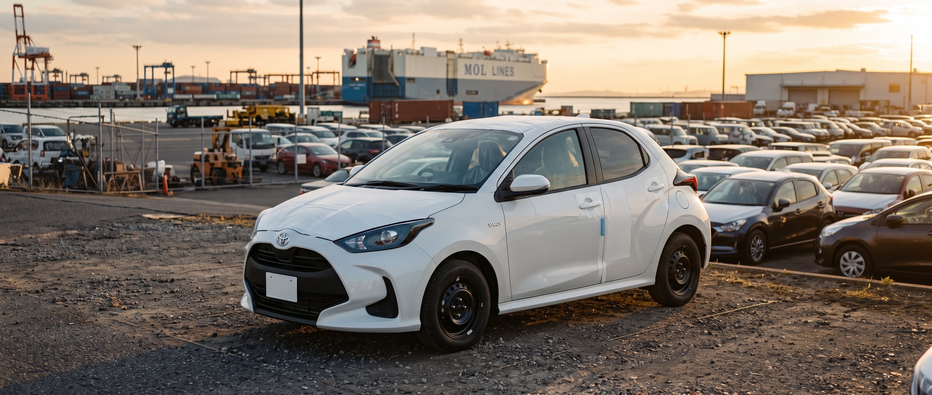 Toyota Yaris с аукциона